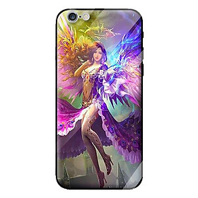 Ốp lưng kính cường lực cho iPhone 6s Plus Girl 215 - Hàng chính hãng