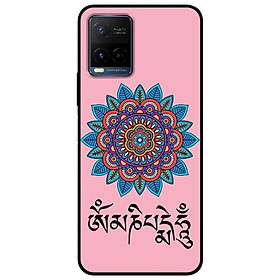 Ốp lưng dành cho Vivo Y21 - Vivo Y21s mẫu Om Mani Padme Hum Hồng Xanh