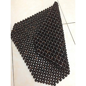 Đệm Lót Ghế Xe Ô Tô Hạt Gỗ Mun Cao Cấp ( video , hình thật )
