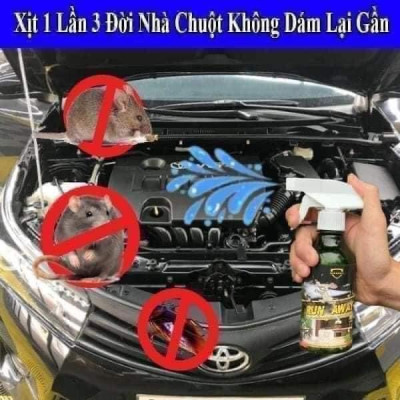 Xịt Đuổi Chuột Thảo Mộc 300ml