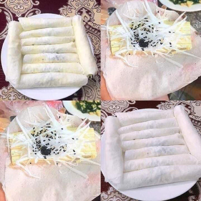 Bánh Tráng Bò Bía Đậu Xanh Thơm Ngon Thu Trang