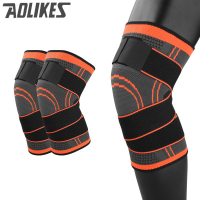 Bộ băng bảo vệ đầu gối AOLIKES A-7720 thiết kế thoáng khí ôm chân breathable sport knee support