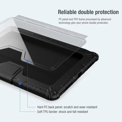 Bao da Nillkin cho iPad Pro 12.9 inch (2018/2020/2021/2022) M1 M2 Bumper Leather Case Pro (Có khe cắm bút Apple Pencil) - Hàng chính hãng
