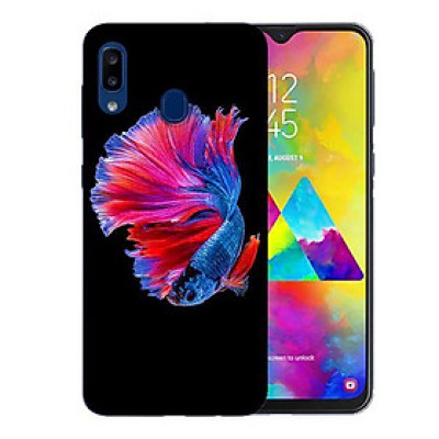 Ốp lưng cho Samsung Galaxy A30  Cá Betta Xanh Hồng - Hàng chính hãng