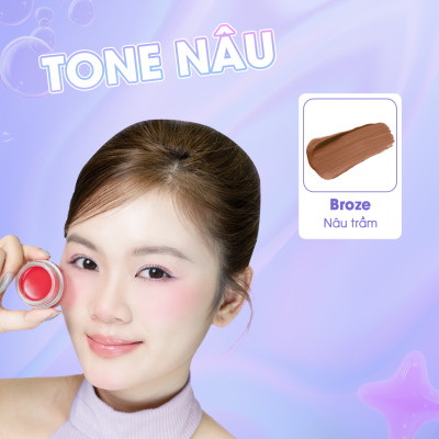 Má Hồng Dạng Kem myKella Trang Điểm Má - Môi - Mắt 3in1