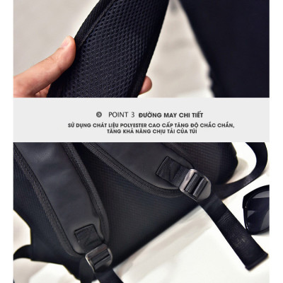 Balo Nam Nữ Đi Học Chất Da PU Cao Cấp Thời Trang Chống Nước  BL042 DRU - Hàng Chính Hãng