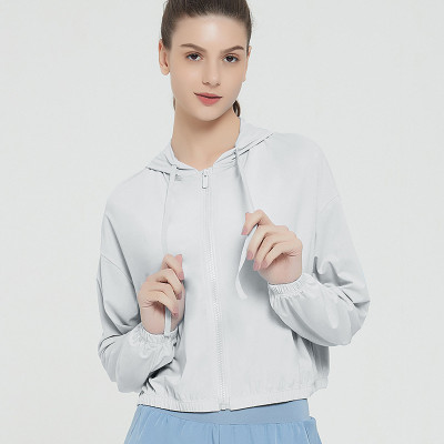 Áo khoác nữ vải lụa mỏng nhẹ mát lạnh đi nắng chống tia UV