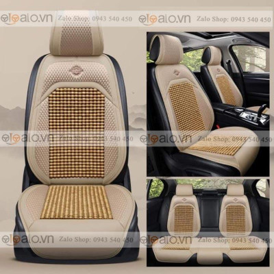 Áo trùm lót bọc ghế da xe ô tô Volkswagen Polo da hạt gỗ tự nhiên CAO CẤP