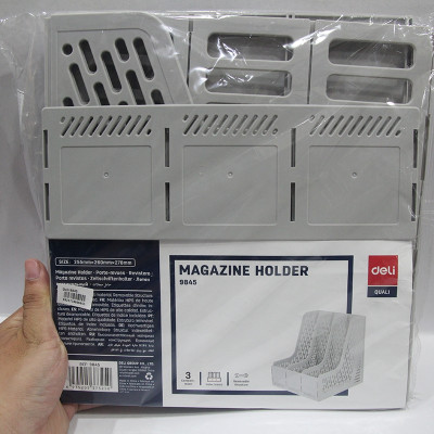 Khay Tài Liệu Nhựa 3 Ngăn Deli 9845 (Mẫu Màu Giao Ngẫu Nhiên)