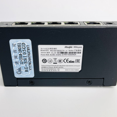 Switch Ruijie Reyee RG-ES105GD 5-Port, Hàng Chính Hãng.