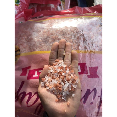 Muối hồng Hymalaya hạt mịn/ hạt thô chuyên dùng cho gia vị nấu ăn thực dưỡng 500g