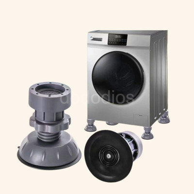 Chân Đế Máy Giặt Bộ 4 Chân Chống Rung Chống Trơn Trượt Có Thể Điều Chỉnh Tăng Giảm Đa Năng - Hàng chính hãng dododios