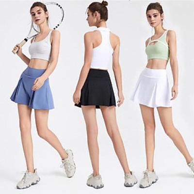 Váy ngắn thể thao cho nữ chơi tennis, pickle ball, golf, gym