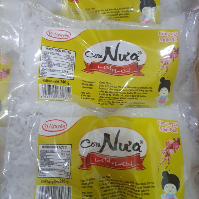Combo 2 Gói Cơm Nưa Vị Nguyên Das Keto 240g