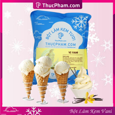 [ĂN BAO GHIỀN❤️] Bột Làm Kem Tươi THUCPHAM.COM Đủ Vị - Túi 1kg - Hương Vị Tự Nhiên, Không Gắt, Không Hắc