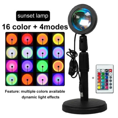 Đèn Cầu Vồng 16 Màu Có Remote – Nguồn Usb, Kéo Dài Đến 34Cm, Chụp Ảnh, Livestream & Trang Trí Phòng