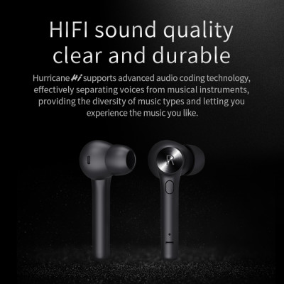 Tai nghe Bluedio Hi True Wireless Bluetooth 5.0 T âm thanh nổi,có MIC