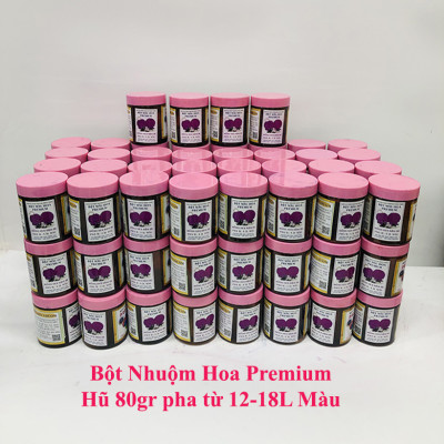 Gói thuốc Bột Nhuộm Hoa Tươi nhập khẩu PREMIUM nhuộm trên 250 cành hoa, 1 gói pha 1.5L màu Công Nghệ Israel cải tiến Thế Hệ Mới