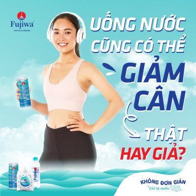 Nước Uống ION Kiềm Giàu Hydrogen Cao Cấp Fujiwa Đóng Lon 330ml - Trợ tiêu hoá, Cải thiện đường ruột và gan