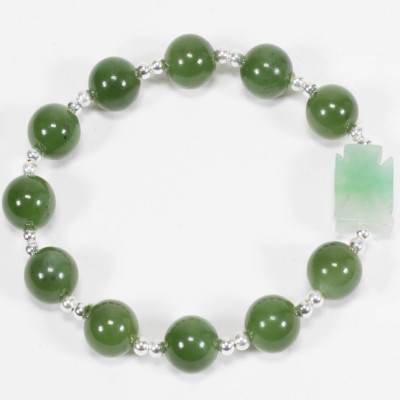 Vòng Ngọc Bích Phối Thánh Giá Cẩm Thạch Ngọc Quý Gemstones