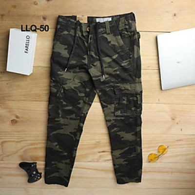 Quần kaki dài túi hộp nam