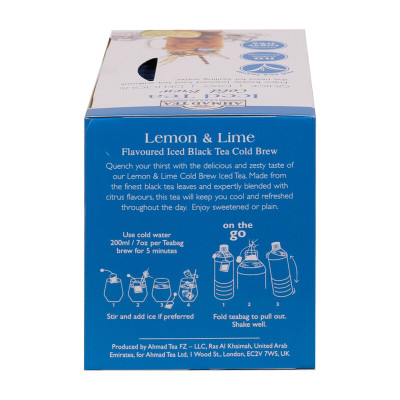 TRÀ PHA LẠNH AHMAD ANH QUỐC - CHANH (40g) - Lemon & Lime Cold Brew - Phù hợp trong những ngày hè