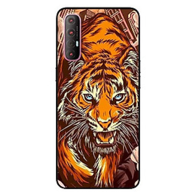 Ốp lưng dành cho Oppo Reno 3 Pro mẫu Hổ Dữ