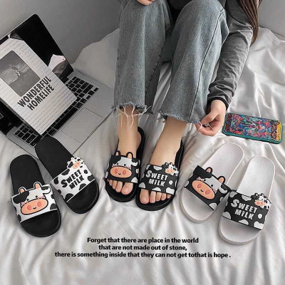 Dép Nữ Quai Ngang, Dép Bò Sữa Sweet Milk Siêu Dễ Thương DP05