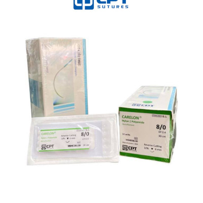 Chỉ phẫu thuật không tiêu CPT Carelon Nylon số 8/0 - M04E06L30