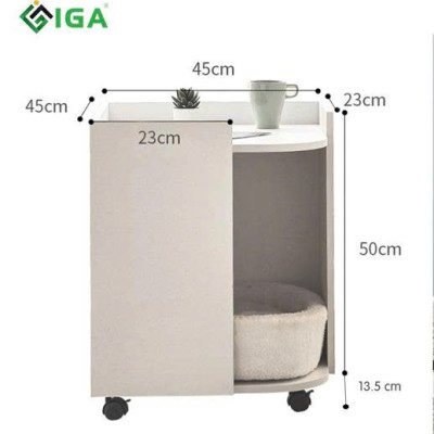 Nhà cho Cat kết hợp để đồ có bánh xe Mặt Phủ Melamine Chống Xước - GP194