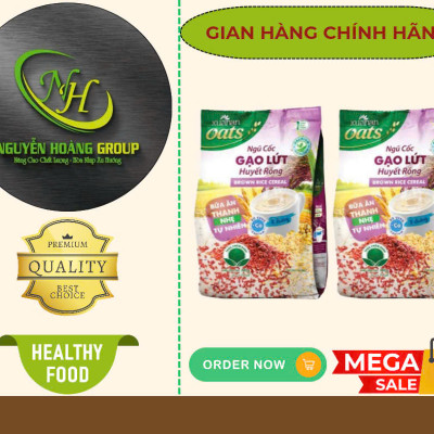 COMBO 6 :Gói Ngũ Cốc Gạo Lứt Huyết Rồng Ít Đường 400g