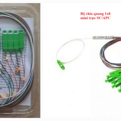 bộ chia quang 1x8 sc/apc hàng nhập khẩu