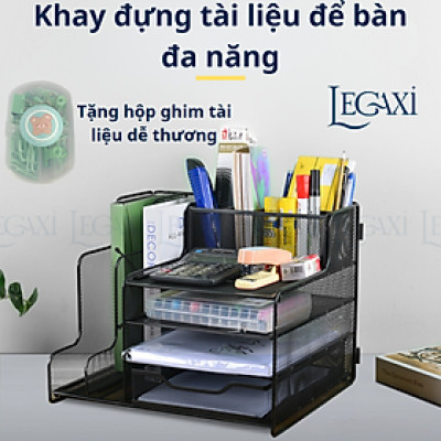 [KỆ TÀI LIỆU ĐA NĂNG] Kệ để hồ sơ tài liệu giấy tờ có nhiều ngăn để tài liệu,bút, thước, ghim bấm, tạp chí Dành cho văn phòng công sở