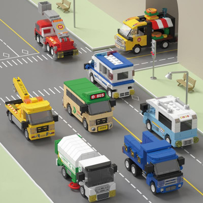 Đồ chơi lắp ráp xe tải đổ 105 mảnh Value Toys