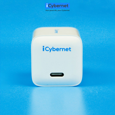 Bộ sạc nhanh chuẩn PD 20W iCybernet IC-3002 cáp C to C 1,2m (Cáp hỗ trợ sạc tối đa 100W cho mọi thiết bị typeC) - Hàng chính hãng