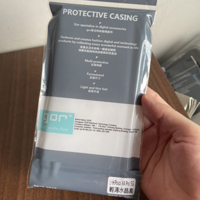 Ốp lưng silicon cho Xiaomi Poco X4 Pro 5G dẻo Gor Bảo vệ camera trong suốt Hàng nhập khẩu