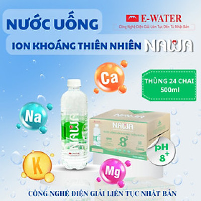 Nước ION Khoáng Thiên Nhiên NAWA chai 500ml