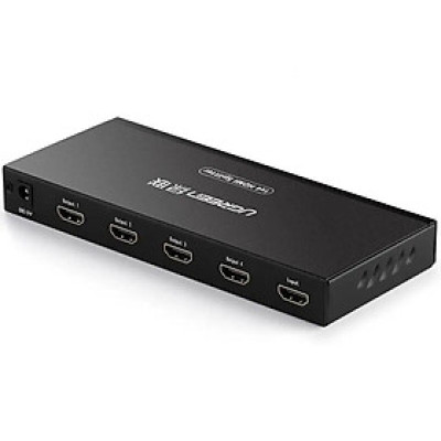 Ugreen UG4020240202TK Màu Đen Bộ chia HDMI 1 ra 4 hỗ trợ phân giải FULL HD - HÀNG CHÍNH HÃNG
