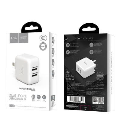 Củ Sạc C54 Hoco - 2 Cổng USB - Chính Hãng 