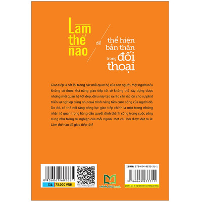 Sách: Làm Thế Nào Để Thể Hiện Bản Thân Trong Đối Thoại
