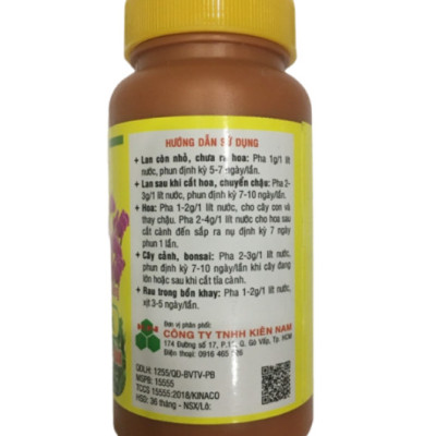 Phân bón lá KINA NPK 30-10-10+TE chuyên cho hoa Lan và cây cảnh giúp nảy chồi ra lá Nguyên liệu ngoại nhập