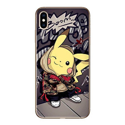 Ốp lưng dành cho iPhone X/XS/XS MAX - Pulldog Hiphop Nền Tím