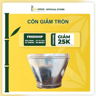 Côn Giảm Tròn, Đưa Gió Đến Vị Trí Xa Hơn, Phụ Kiện Kết Nối, Chống Gỉ, Asia Green (Giá bao gồm VAT)
