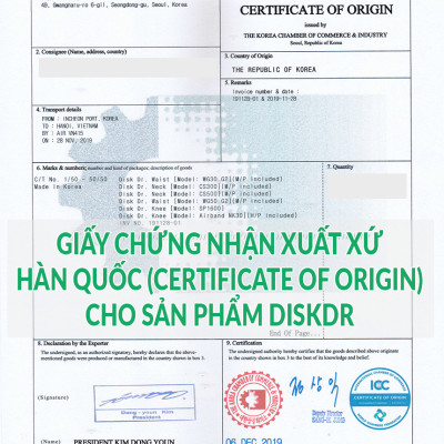 Đai hơi kéo giãn cột sống cổ DiskDr CS300 Hàn Quốc