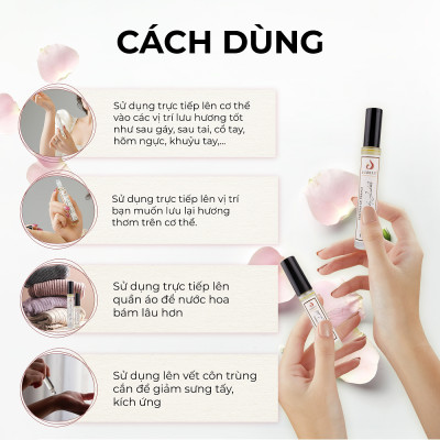 GOOD GIRL BY JUBILÉ - Tinh dầu nước hoa Pháp Nữ Minisize Dạng lăn 3ml Thơm Lâu, Sang Trọng, Quyến Rũ