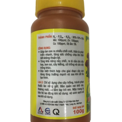 Phân bón lá KINA NPK 30-10-10+TE chuyên cho hoa Lan và cây cảnh giúp nảy chồi ra lá Nguyên liệu ngoại nhập