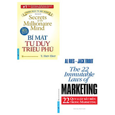 Combo 22 Quy Luật Bất Biến Trong Marketing + Bí Mật Tư Duy Triệu Phú (Bộ 2 Cuốn) _FN