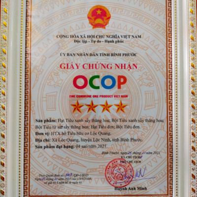 Bộ tiêu tứ sắc sấy thăng hoa