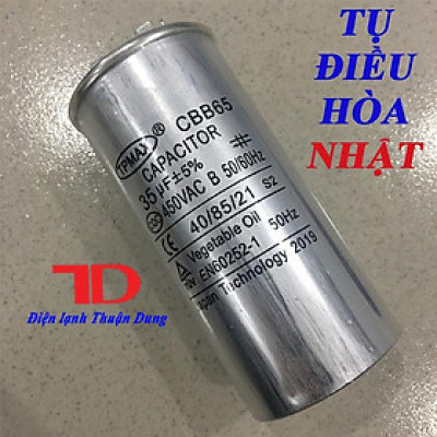 Tụ điều hòa CAPA NHẬT 35uF, Capacitor TPMAX hàng chính hãng - Điện Lạnh Thuận Dung