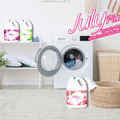 N­ước giặt xả cao cấp July Plus 6 in1 3.5L - Hàng nội địa Thái Lan